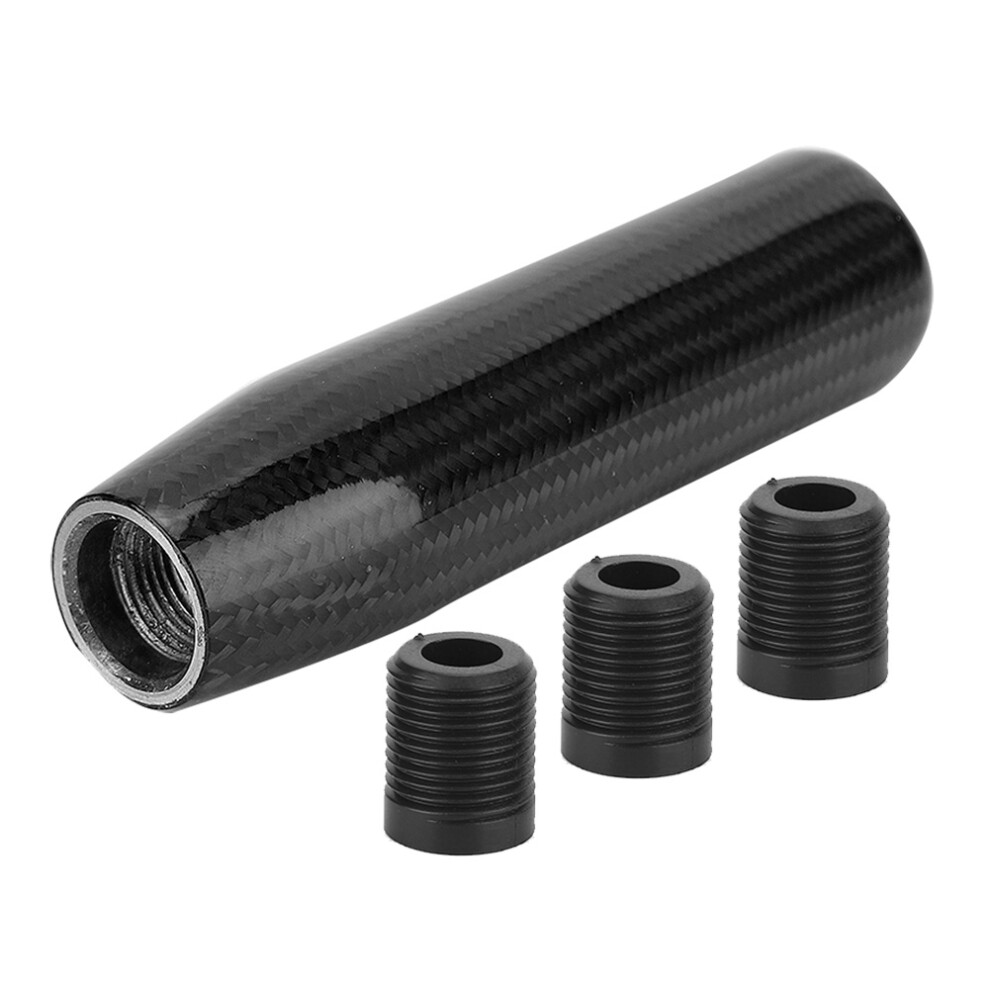 Shift Knob For Manual Transmission, Carbon Fiber Manual Jdm Mugen Shift Knob Real Carbon Fiber Ergonomic Handle Design High Strength Decorative Gear 9139052530140