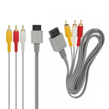 Av Cable for Wii U, Component Video Connection Ensuring Secure Transmission, High Resolution Stereo for Optimal Audio Video Quality, Flexible Installa