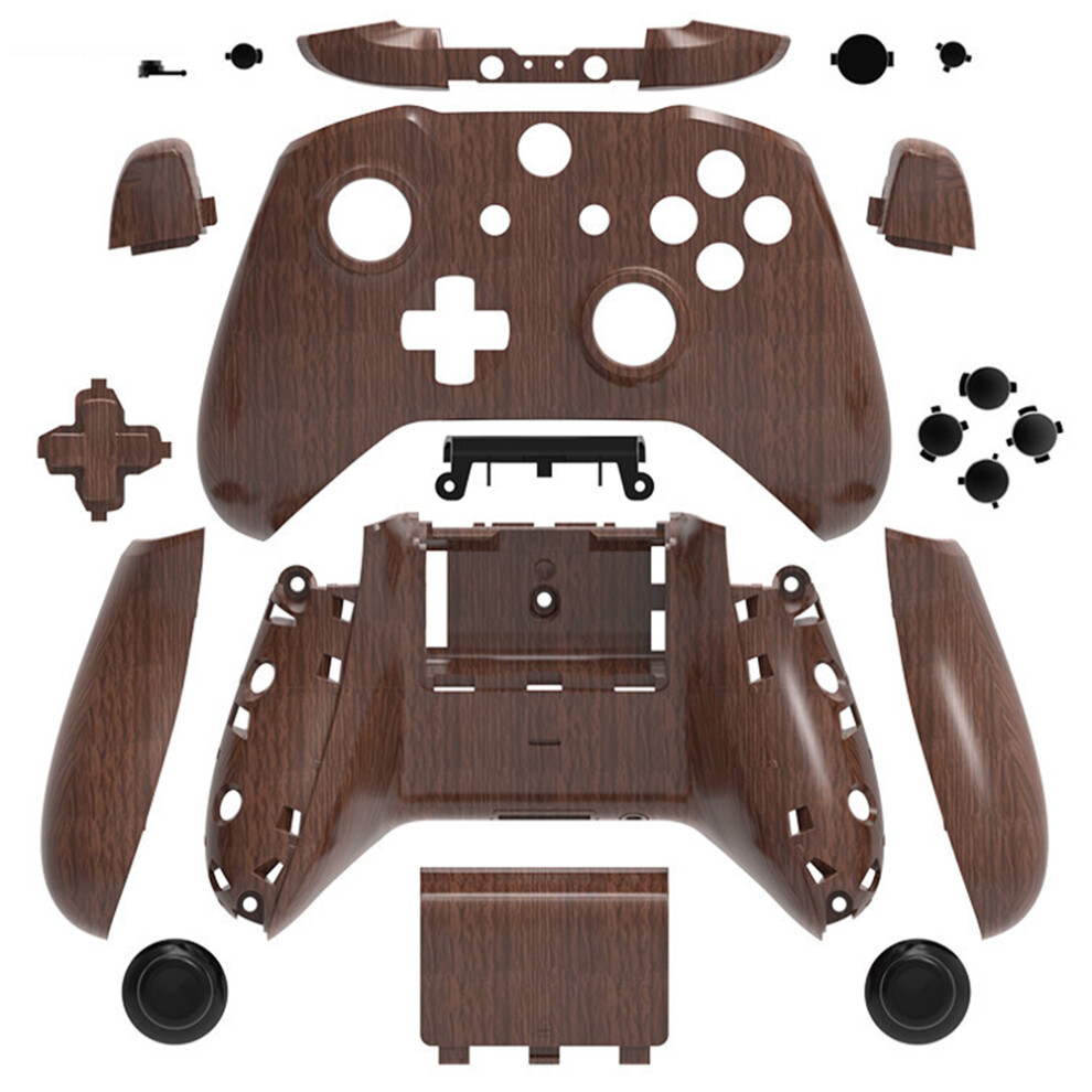 Gaming Shell With Wood Pattern For Xbox One Wireless Controller, Custom Fit Ensures Enhanced Gaming Experience Grain 9416038610066