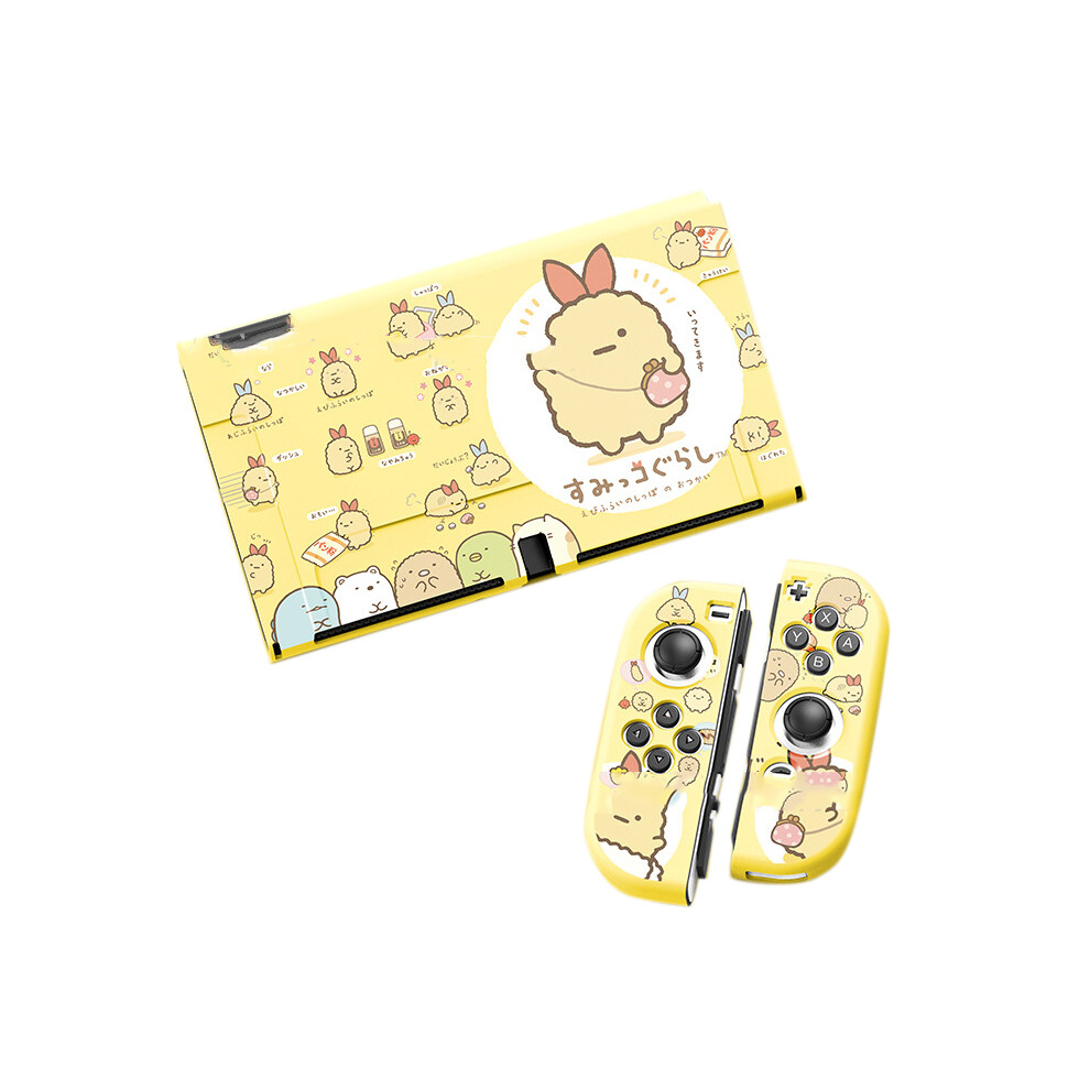 Cute Protective Cover For Nintendo Switch, Exquisite Pattern Soft Touch Shockproof Case With Kawaii Cartoon Design & Thumb Caps 9416038614262