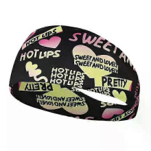 (A02)Sports Headband Running Fitness Sweatband Elastic Absorbent Sweat Cycling Jog Tennis Yoga Gym Head Band Hair Bandage Men Women