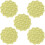 (Light gren) 5pcs Suction Phone Case Adhesive Silicone Suction Cup Phone Holder Case For Hand Mobile Devices Mount 1