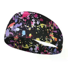 (A06)Sports Headband Running Fitness Sweatband Elastic Absorbent Sweat Cycling Jog Tennis Yoga Gym Head Band Hair Bandage Men Women