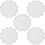 (White) 5pcs Suction Phone Case Adhesive Silicone Suction Cup Phone Holder Case For Hand Mobile Devices Mount 1