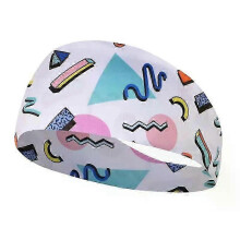 (A09)Sports Headband Running Fitness Sweatband Elastic Absorbent Sweat Cycling Jog Tennis Yoga Gym Head Band Hair Bandage Men Women