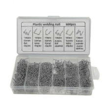 (1200pcs) 600/1200pcs Plastic Repair Machine Welding Hot Stapler Bumper Fender Welder Staples Kit
