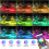 8PCS Motorcycle Underglow LED Light Kit, App Control Multicolor Motorcycle LED Light Kit RGB Strips Light Waterproof 10