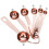 6pcs/set Thick Stainless Steel Accurate Measuring Spoon Kitchen Cooking Tool 4