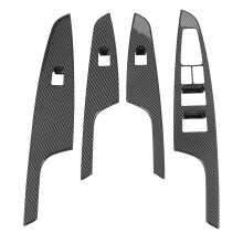 ABS Chrome Door Window Glass Panel Armrest Lift Button Cover Trim for Tucson 2015-2019 Car Accessories Car Parts