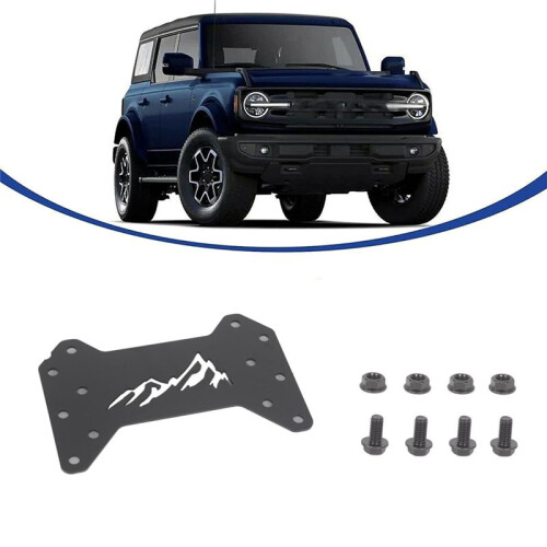 3Rd Brake Light Extension Mounting Bracket for  Bronco 2021-2023 Spare Tire High Brake Light Extension Bracket 1