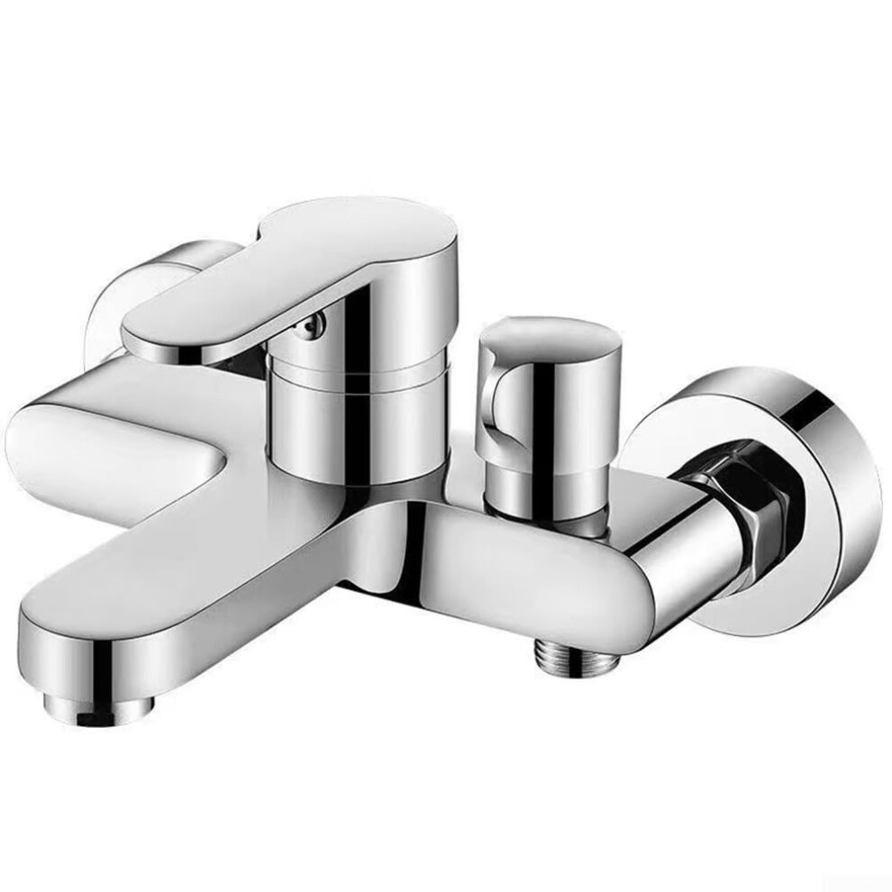 Bath Shower Mixer Tap With Concealed Triple Valve, Single Lever, Tub Spout, Spacesaving Design For Shower And Bath 9189345678899