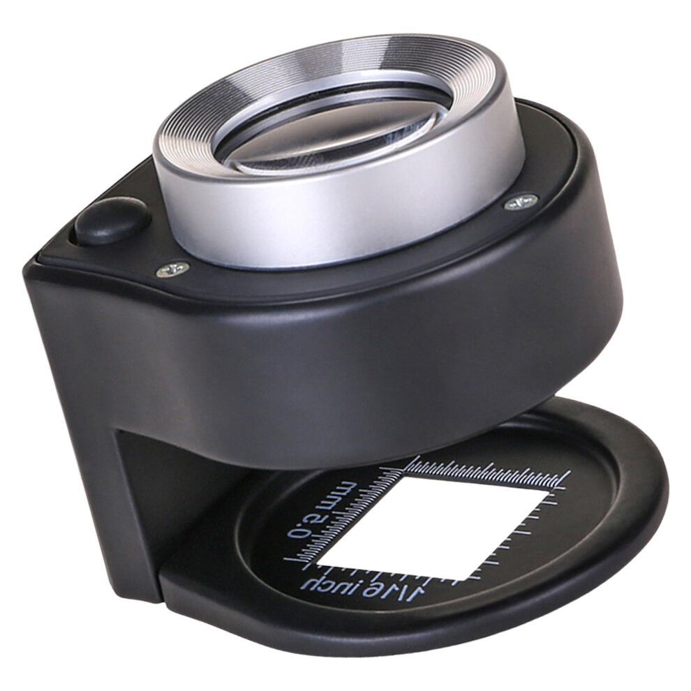 USB Rechargeable Magnifier Glass for Detailed Observation 30x