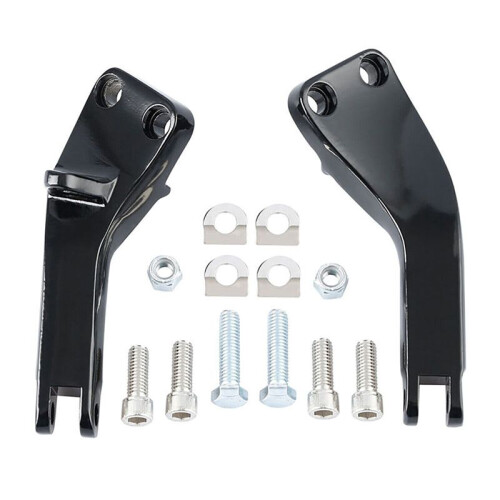 Passenger Foot Peg Mount Brackets Fit for  Dyna Low Rider FXDF 2006-2017