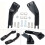 Passenger Foot Peg Mount Brackets Fit for  Dyna Low Rider FXDF 2006-2017 7