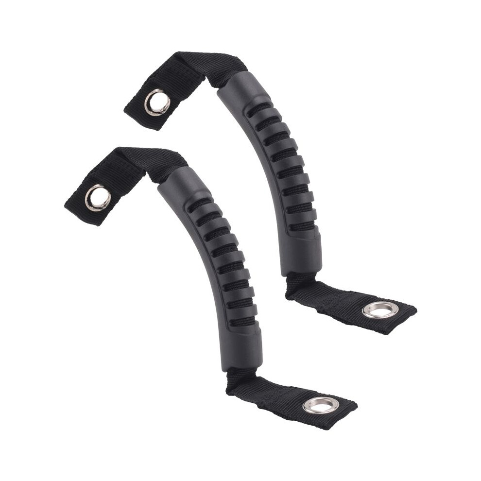 2Pcs Grab Handles Rear Seat Safety Grab Padded Roll Bars For Jeep Wrangler Jk Tj Black 4712319098055