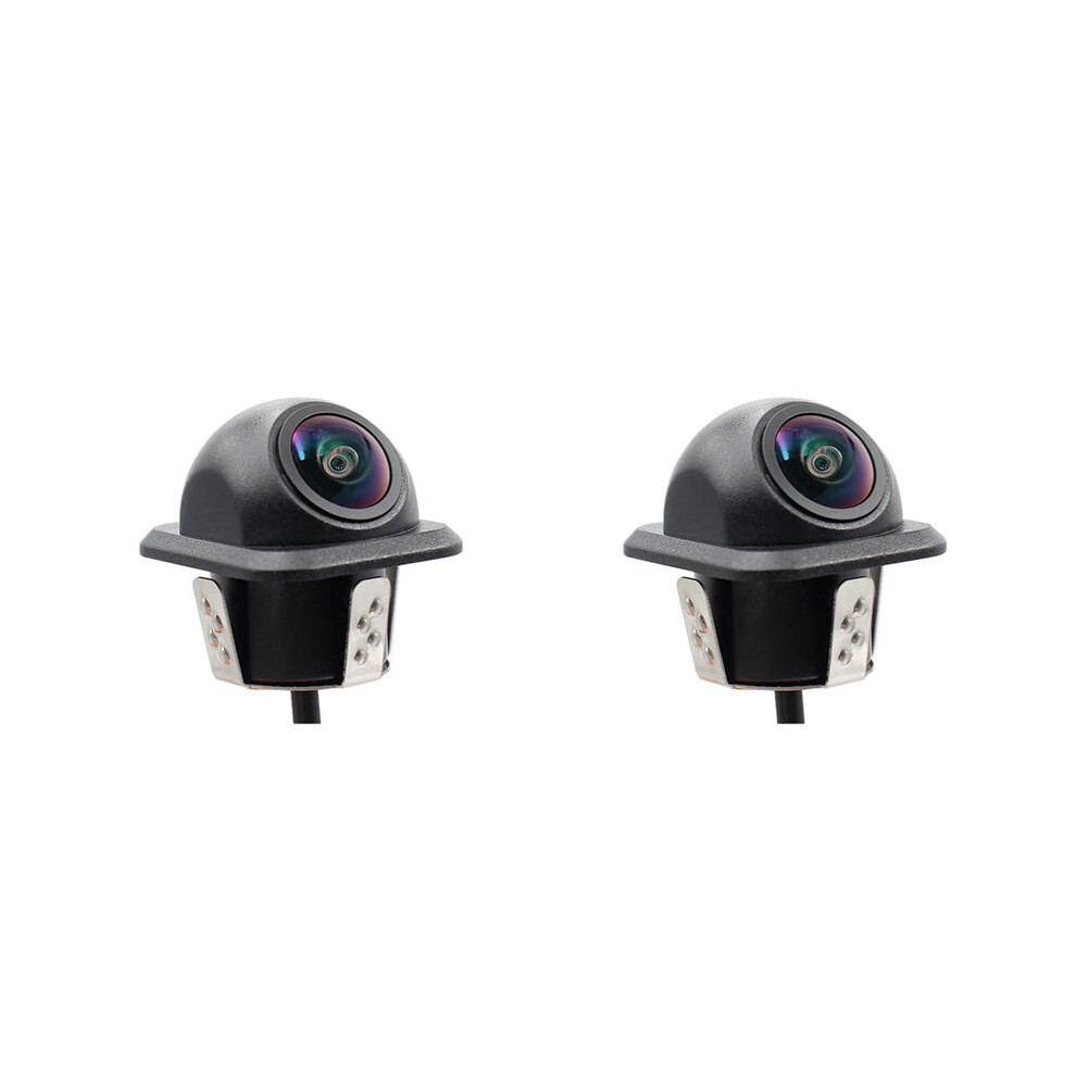2X Ccd Fisheye Lens Car Camera Rear View Wide Angle Reversing Backup Camera Hd Night Vision Auto Parking Assist Light 6131555090995