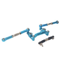 Aluminum Alloy Bearing Crank Steering Set for TT02B TT-02B 1/10 RC Car Upgrade Parts Accessories