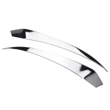 For HRV HR-V Vezel 2021 2022 ABS Chrome Front Headlight Lamp Cover Garnish Strip Eyebrow Cover Trim