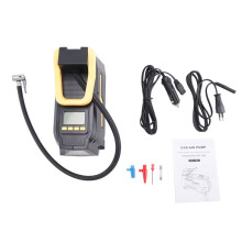 Car AC/ 12V Tire Inflator Portable Air Compressor Digital Air Pump with LED Light & Long Power Cords Home 220V EU Plug