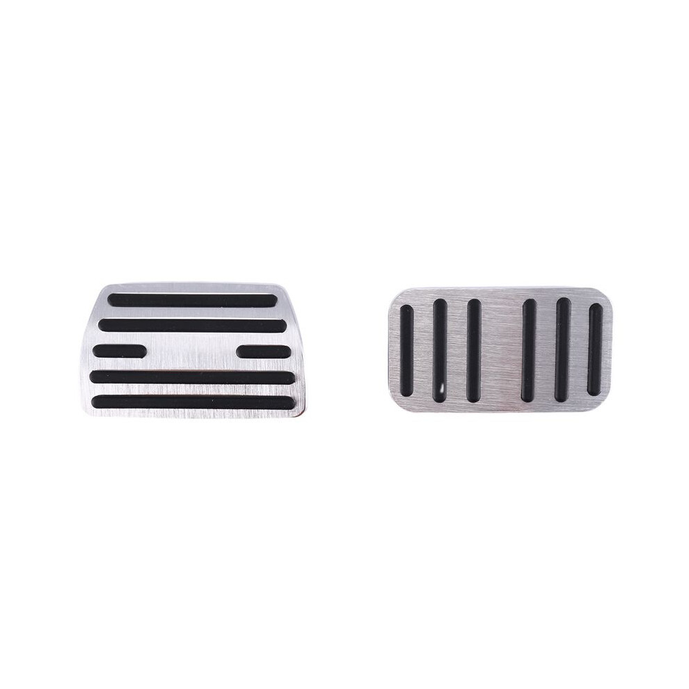 Anti Slip Foot Pedal Covers Gas Brake Accelerator Pedal Pad For Honda Civic Accord Crv Odyssey Pilot Accessories, Silver 6132295005942