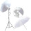 4 Pack Soft White Translucent Umbrella for Studio Photography Lighting 33 Inches 3