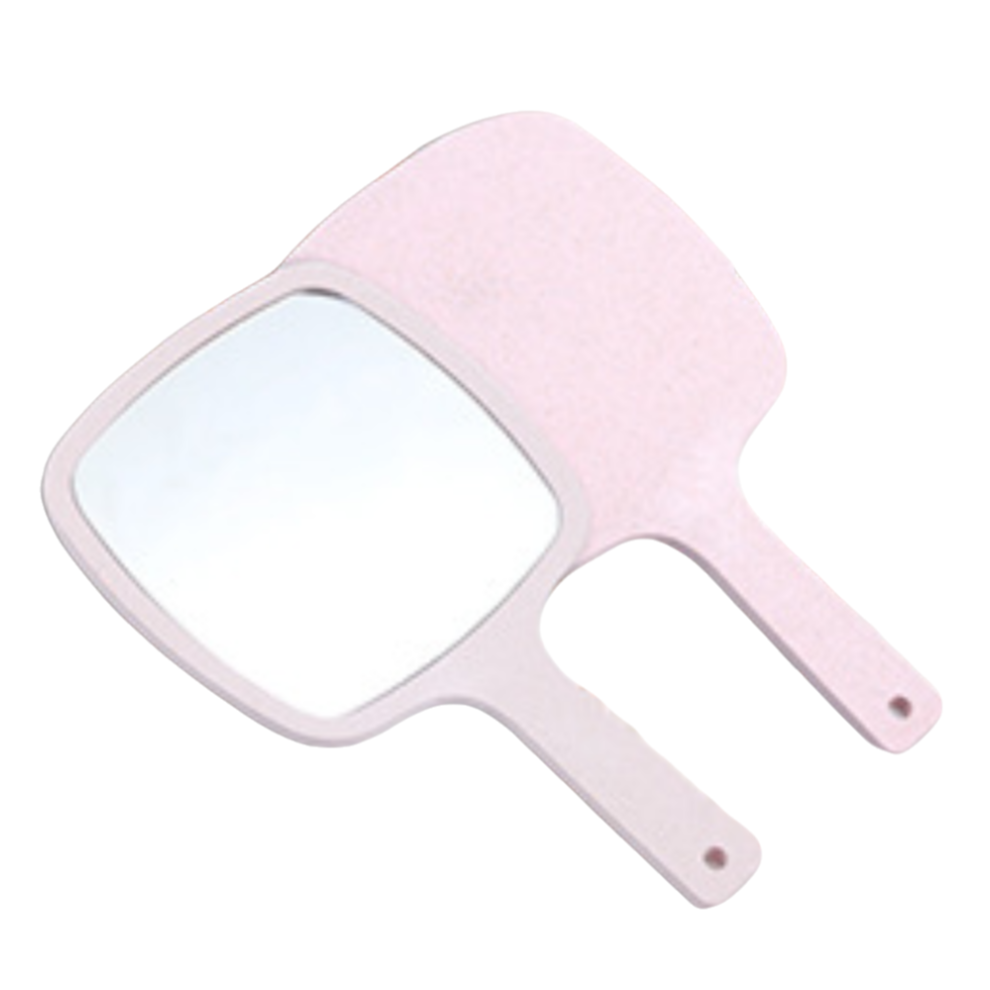 Portable Handheld Mirror, High Definition Smooth Mirror Offers Precise Detailing, Ergonomic Design Ensures Comfortable Grip, Environmentally Friendly
