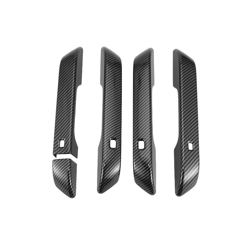 For Kia Carnival Ka4 2020 2021 2022 Car Carbon Fiber Door Handle Cover Trim Frame Decor Sticker Accessories,With Keyhole 4711803157285