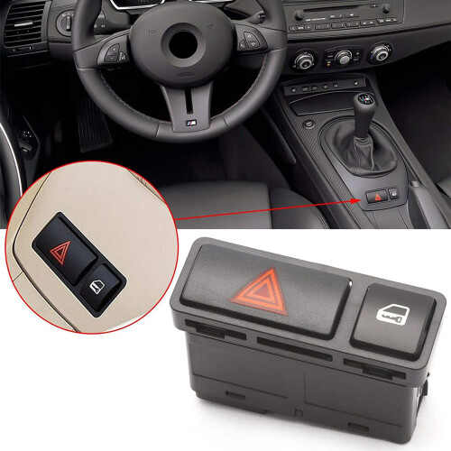 Emergency Flash Light  Push Button Hazard Warning Light Lock  for - 3 Series E46 61318368920 1