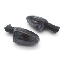 Motorcycle Turn Signal Indicator Lights for- K1300R K1200R K1200S F800GS F650GS(Black)