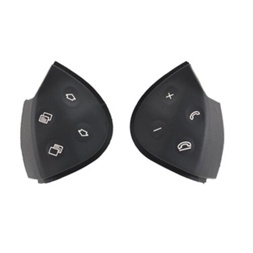 Car Steering Wheel  Control Button Trim Cover for   E-Class W211 E320 E350 E550 2003-2006 Black