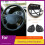 Car Steering Wheel  Control Button Trim Cover for   E-Class W211 E320 E350 E550 2003-2006 Black 4