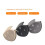 Car Steering Wheel  Control Button Trim Cover for   E-Class W211 E320 E350 E550 2003-2006 Black 5