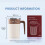 450 ml Edelstahl-Kaffeetasse mit automatischem-Grün 3
