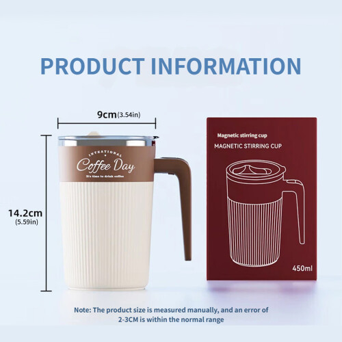 450 ml Edelstahl-Kaffeetasse mit automatischem-Grün 2