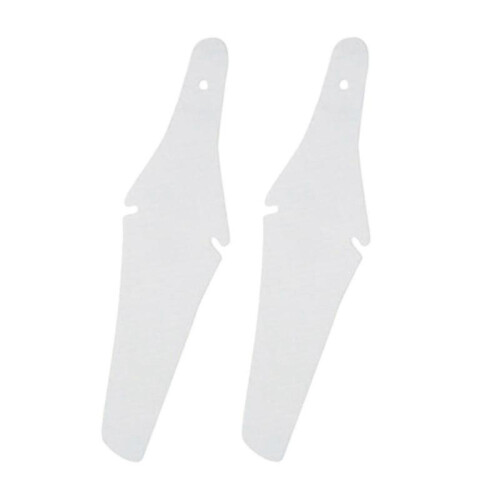 (White)2x Bicycle Mudguard Easy To Install Riding Replacement Part Biking Saver White