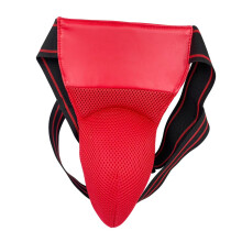 Taekwondo Groin Guard Adjustable Groin Guard Crotch Guard for Kung Fu Sanda Sparring Grappling MMA Fighting red 72 to 104cm Ref: 8921