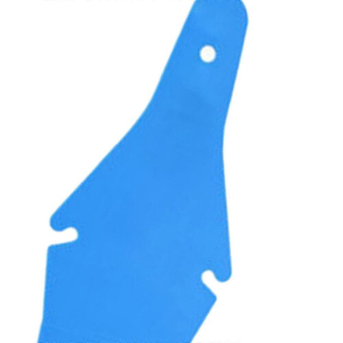 (Blue)2x Bicycle Mudguard Easy To Install Riding Replacement Part Biking Saver White 2