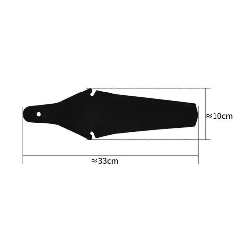 (White)2x Bicycle Mudguard Easy To Install Riding Replacement Part Biking Saver White 1