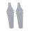 (Gray)2x Bicycle Mudguard Easy To Install Riding Replacement Part Biking Saver White 1