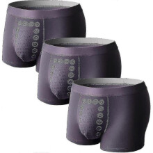(L, Purple) 3pcs  Energy-field-therapy Men's Underwear,energy Field Therapy Men's Underwear Energy Field Therapy Men Pants