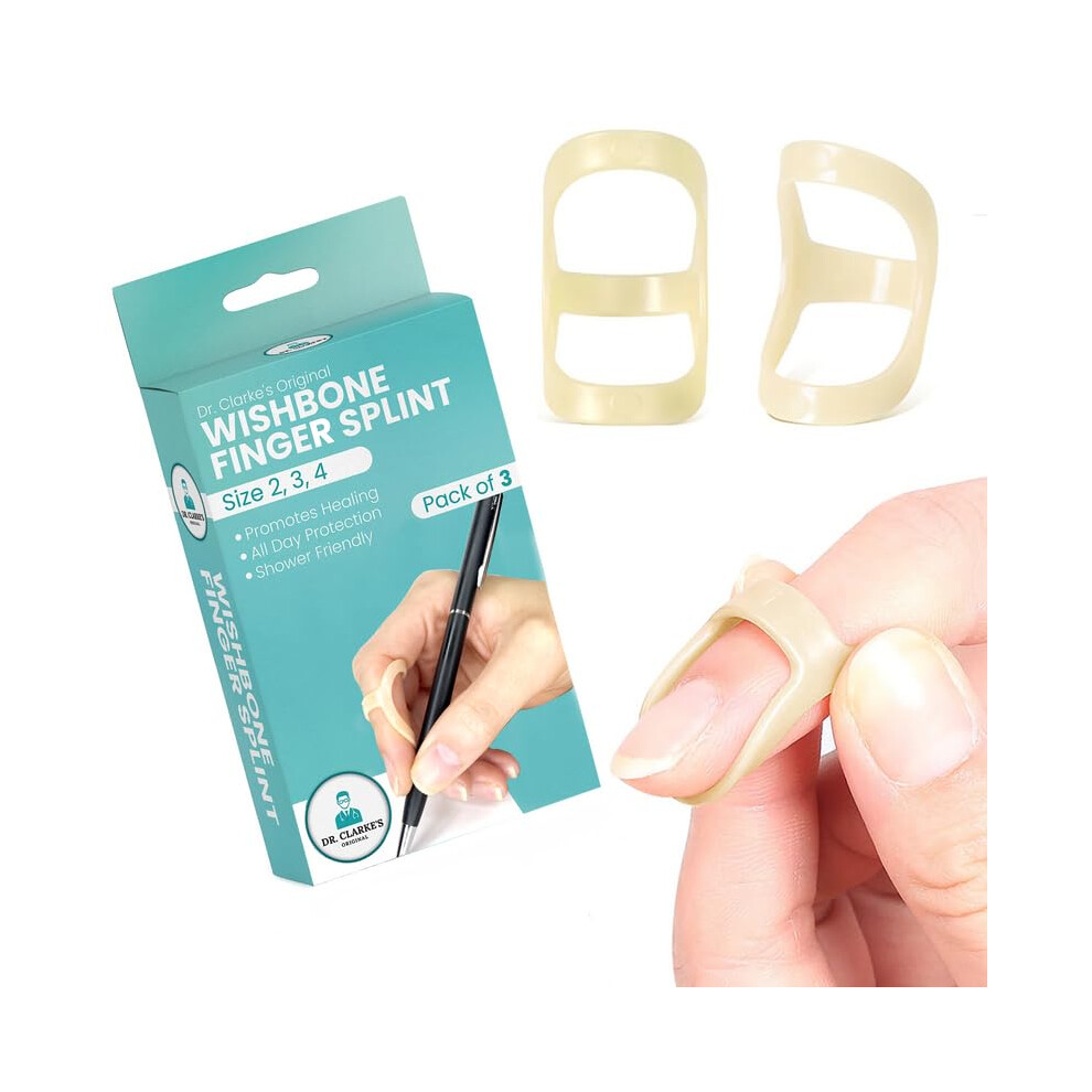 3 Pack Finger Splints for Thumb Arthritis and Mallet Finger Size 5, 6, 7