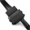 30cm Black Sleeved Cooler Cooling Fan Splitter Power Cable for Computer PC DIY 4