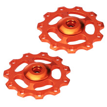 Galet de dérailleur arrière en alliage d'aluminium pour vélos de route, guide-chaîne usiné CNC, compatible avec les systèmes Shimano et SRAM,