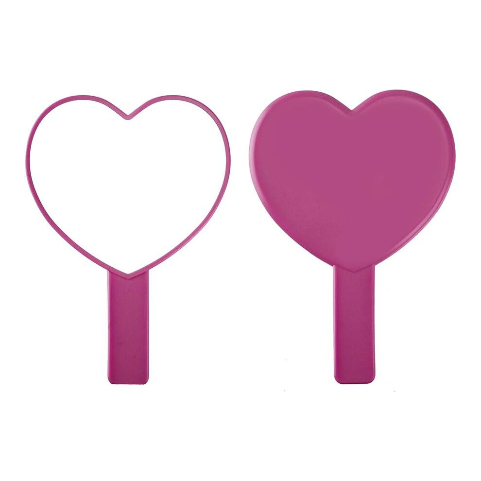 High Definition Lens Heart Shaped Mirror, Eco-Friendly Abs With Cute And Playful Design, Safe Usage For Portability