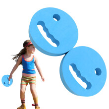 Water Weights, Pool Exercise, 2PCS EVA Hand Held Swim Disc Set, Aquatic Fitness, Swimming Training