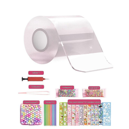 (Transparency)Nano Tape Bubble Kit For Kids With Video Tutorials