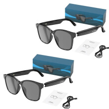 2 pairs of smart wireless bluetooth translation glasses for travel business