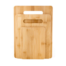 3 Pieces Bamboo Cutting Boards for Kitchen Use in 6' x 8' x .5', 11' x 8.5' x .5', 13' x 9.5' x .5' Sizes