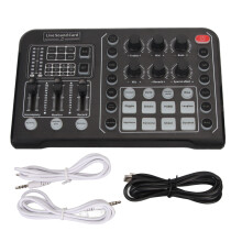 Carte son multifonction pour artistes numériques, carte son live avec réglages audio avancés et connectivité sans fil, bonne qualité.