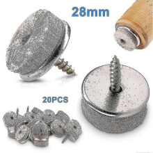 (28mm)20pcs Furniture Felt Glides With Screw Chair Glider Set Floor Protection